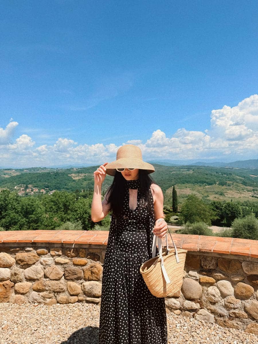 Febby Rastanty saat liburan di Tuscany