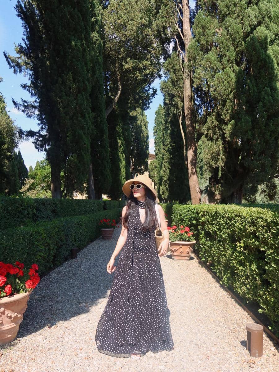 Febby Rastanty saat liburan di Tuscany