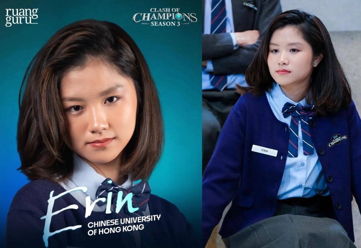 Gaya Makeup Erin, Mahasiswi CUHK yang Curi Perhatian di COC 3