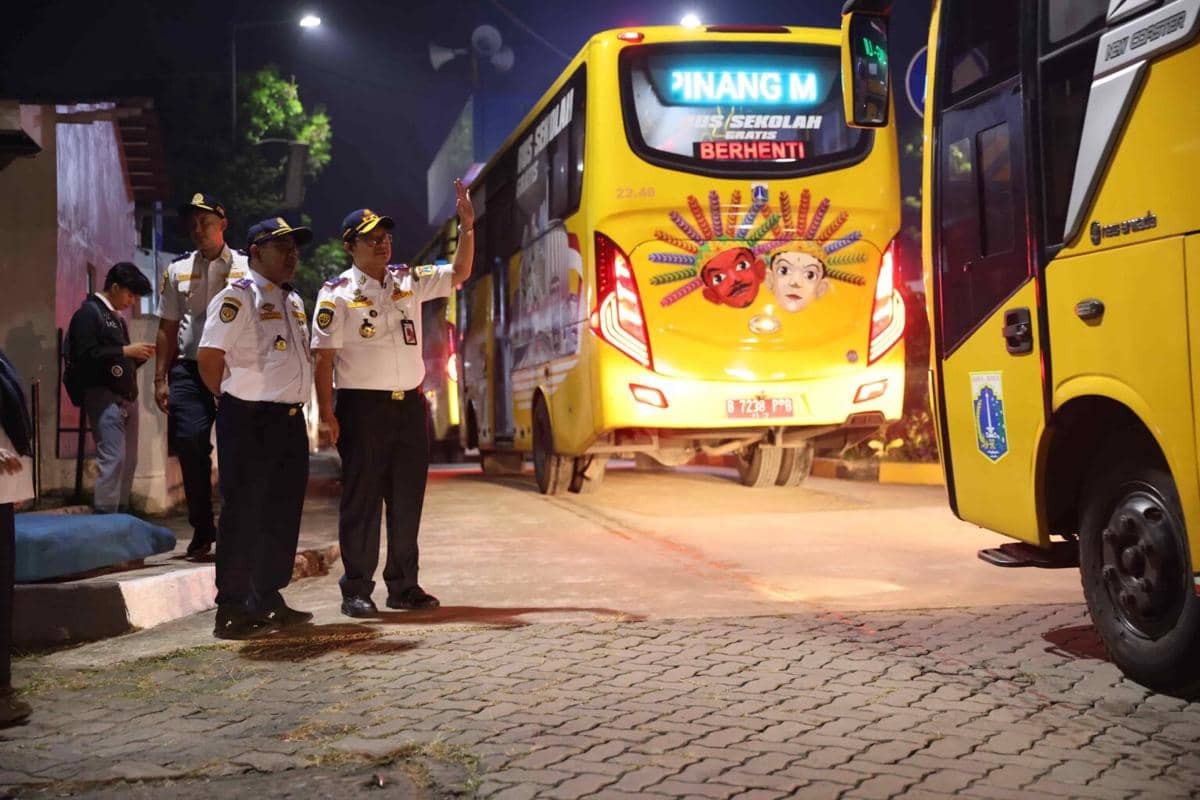 Tahun Ajaran Baru, 235 Bus Sekolah DKI Beroperasi Hari Pertama Belajar