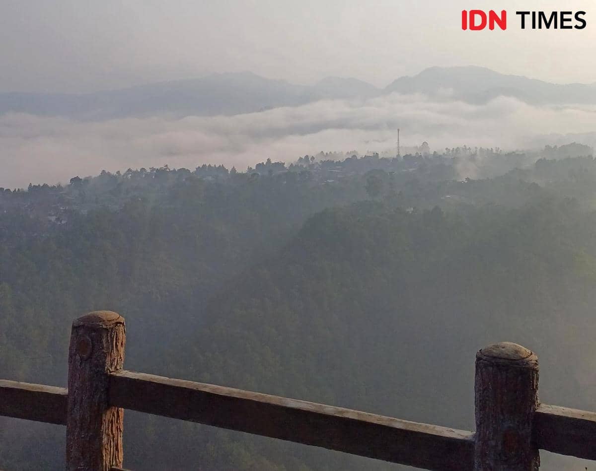 Potret pemandangan di Lembang, Bandung