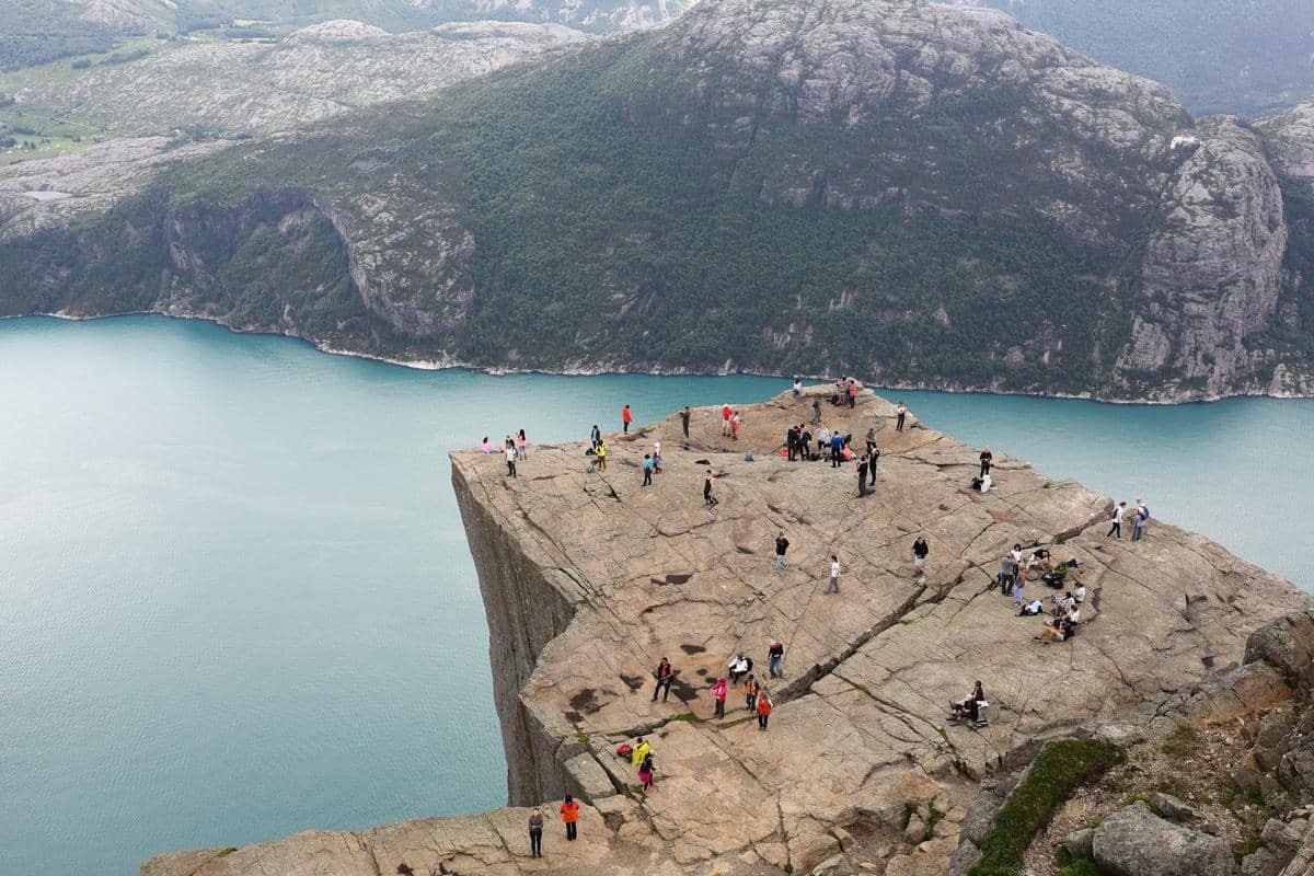 Potret Pulpit Rock, Norwegia