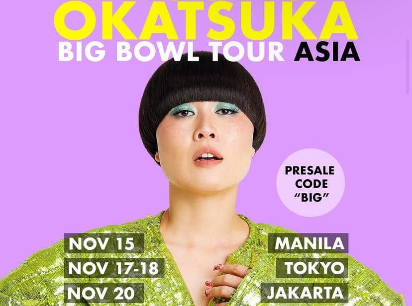 Harga Tiket Tur Stand-Up Comedy Atsuko Okatsuka di Jakarta 2026