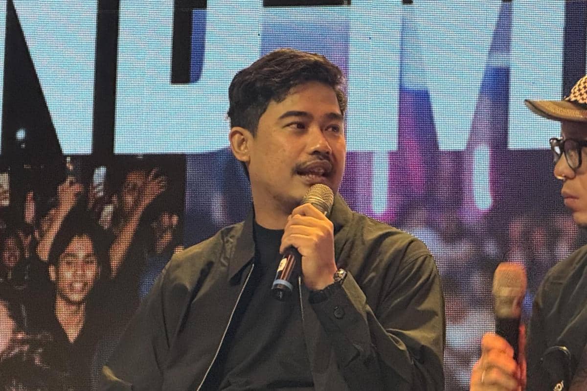 tim di balik The Sounds Project 2026 dalam konferensi pers pada Selasa (14/7/2026)