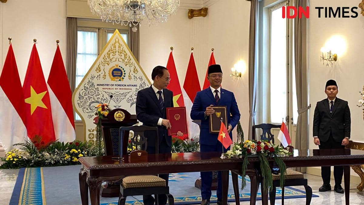 RI-Vietnam Hapus Hambatan Perdagangan, Kejar Target Dagang Rp325,9 T