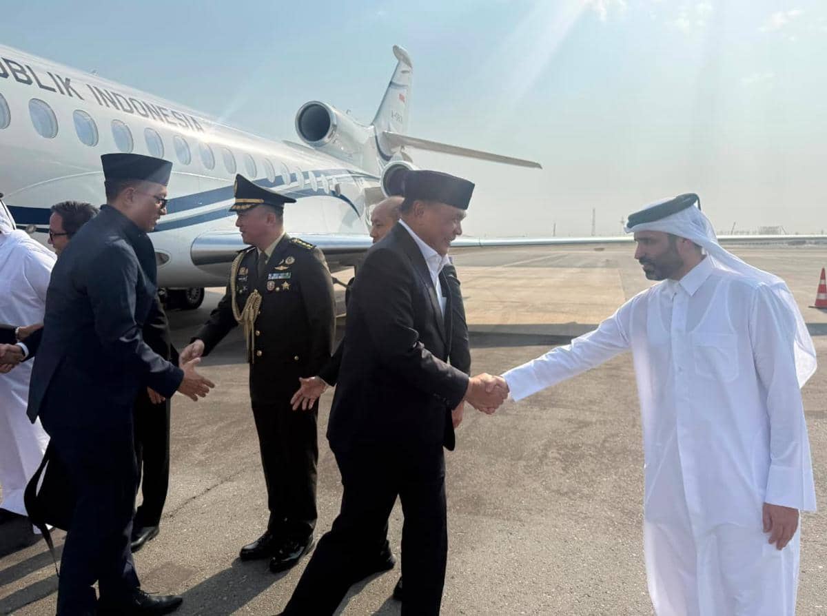 Diutus Prabowo, Menko Djamari Terbang ke Qatar Taziah Wafatnya Sheikh Hamad