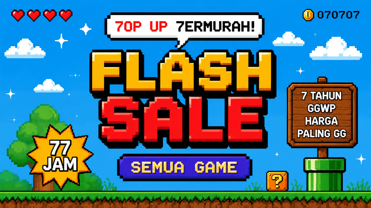 Promo HUT ke-7 GGWP: 7OP UP 7ERMURAH dan Flash Sale 77 Jam