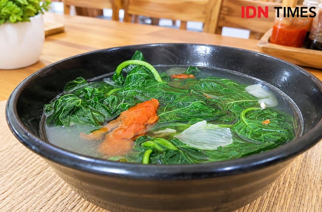 Sayur Bayam Bumbu Geprek Ala Bimo, Menu Simpel Dipercaya Atasi Masuk Angin