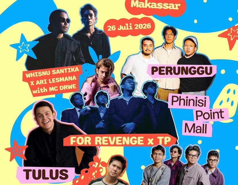 Daftar Lineup Latihan Pestapora Makassar 2026, Ada For Revenge X TP