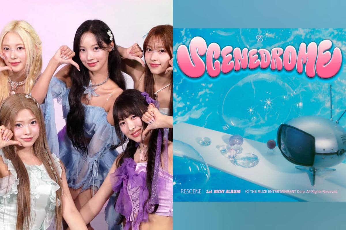RESCENE dalam konten promosi relay dance untuk "LOVE ATTACK"