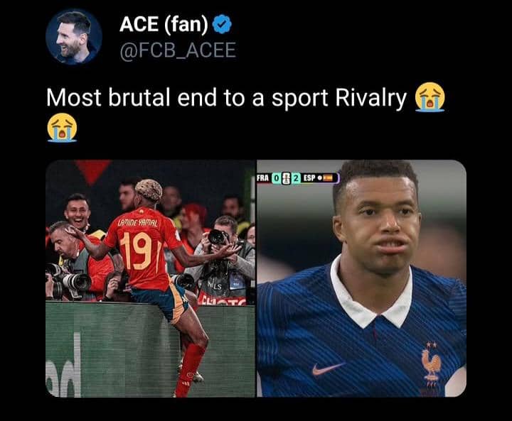 8 Meme Lamine Yamal vs. Mbappé, sang Jenderal Ditumbangkan si Bocah?