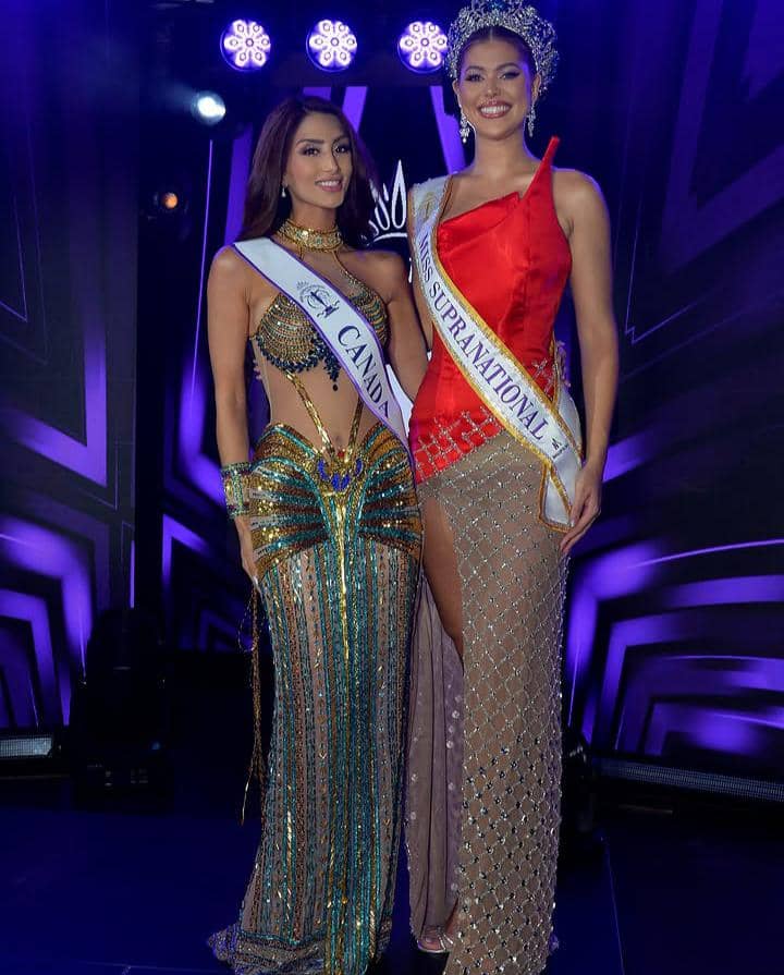 Potret sashing ceremony perwakilan amerika di ajang miss supranational 2026
