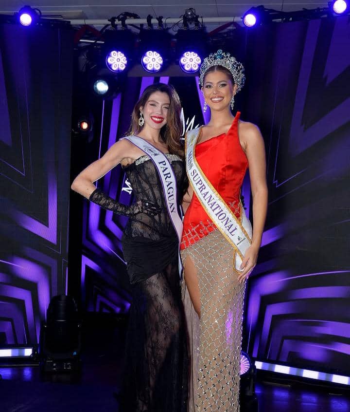 Potret sashing ceremony perwakilan amerika di ajang miss supranational 2026