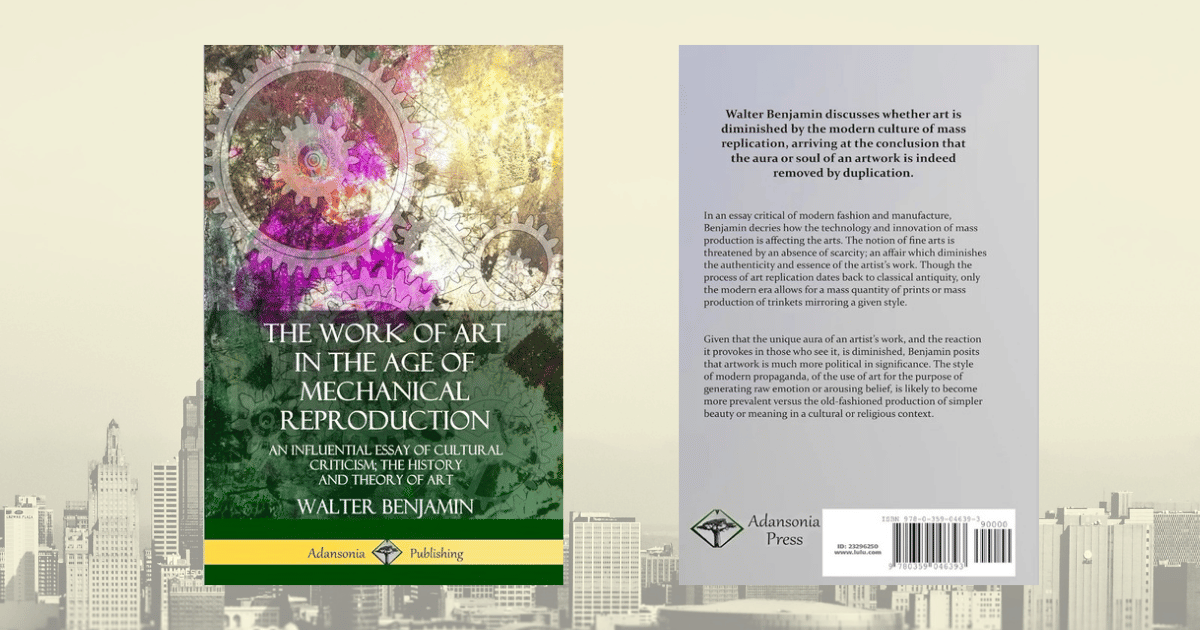 cover buku The Work of Art in the Age of Mechanical Reproduction