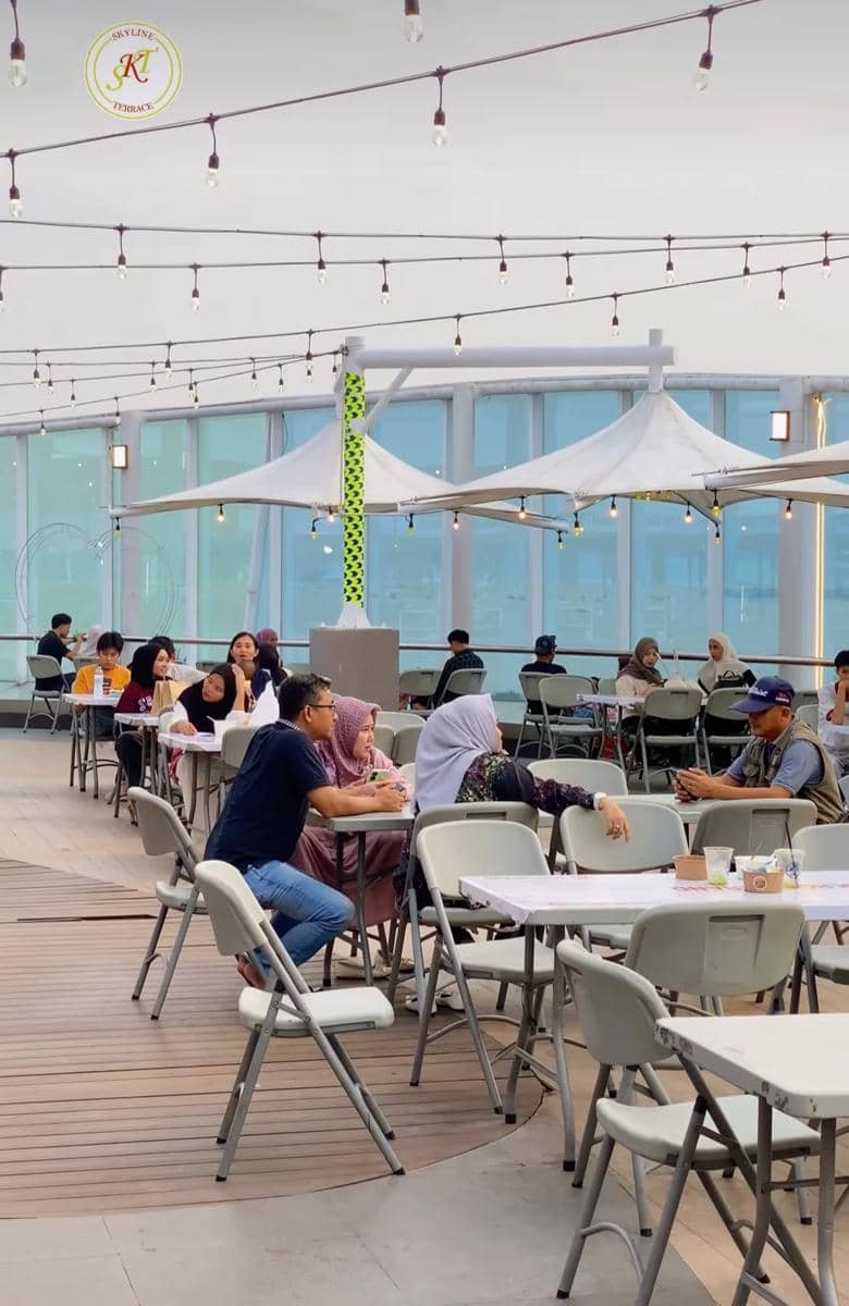 Skyline Terrace Lampung City Mall, Spot Kuliner Cozy buat Nongkrong