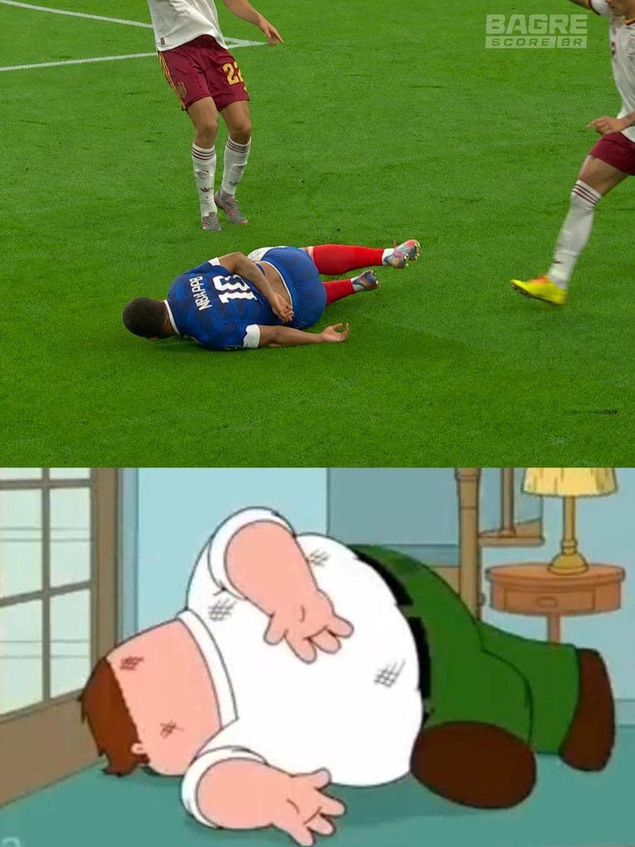 meme diktator Mbappé kalah