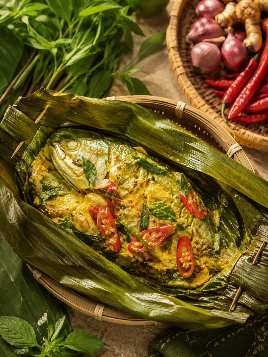 Resep Pepes Ikan Kembung Bumbu Kuning yang Lembut dan Gurih