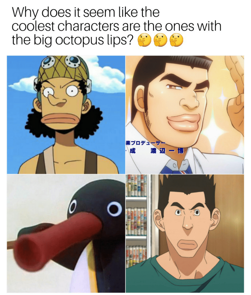 meme anime tentang gurita