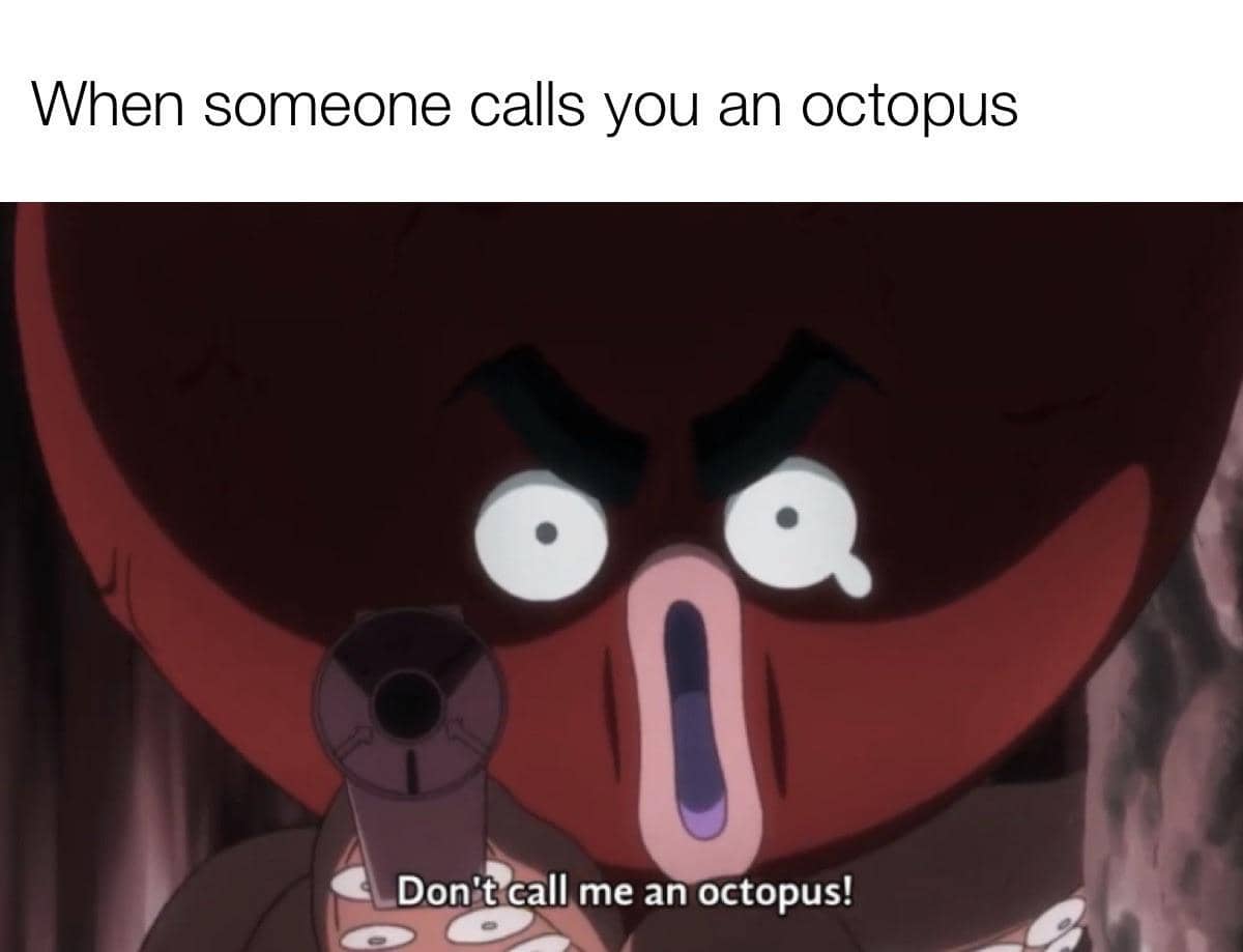 meme anime tentang gurita