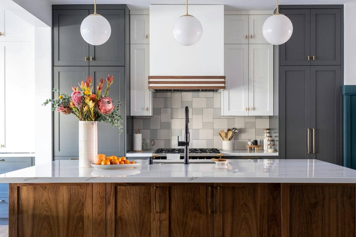 Ilustrasi desain interior dapur