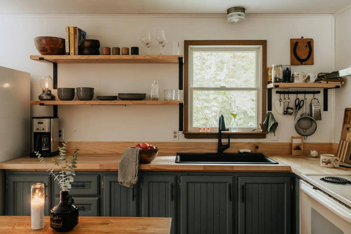 Ilustrasi desain interior dapur