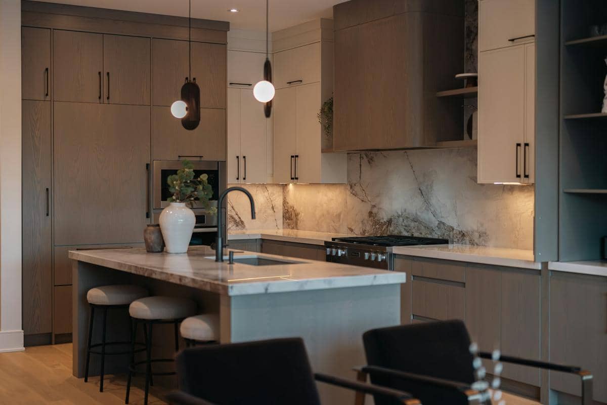 Ilustrasi desain interior dapur