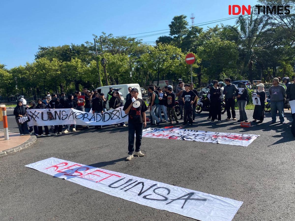 Mahasiswa UINSA Menolak Pemilihan Rektor Tertutup