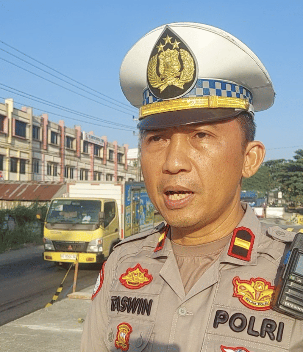 Kanit Turjawali Satlantas Polres Banyuasin, Ipda Taswin Noviar.