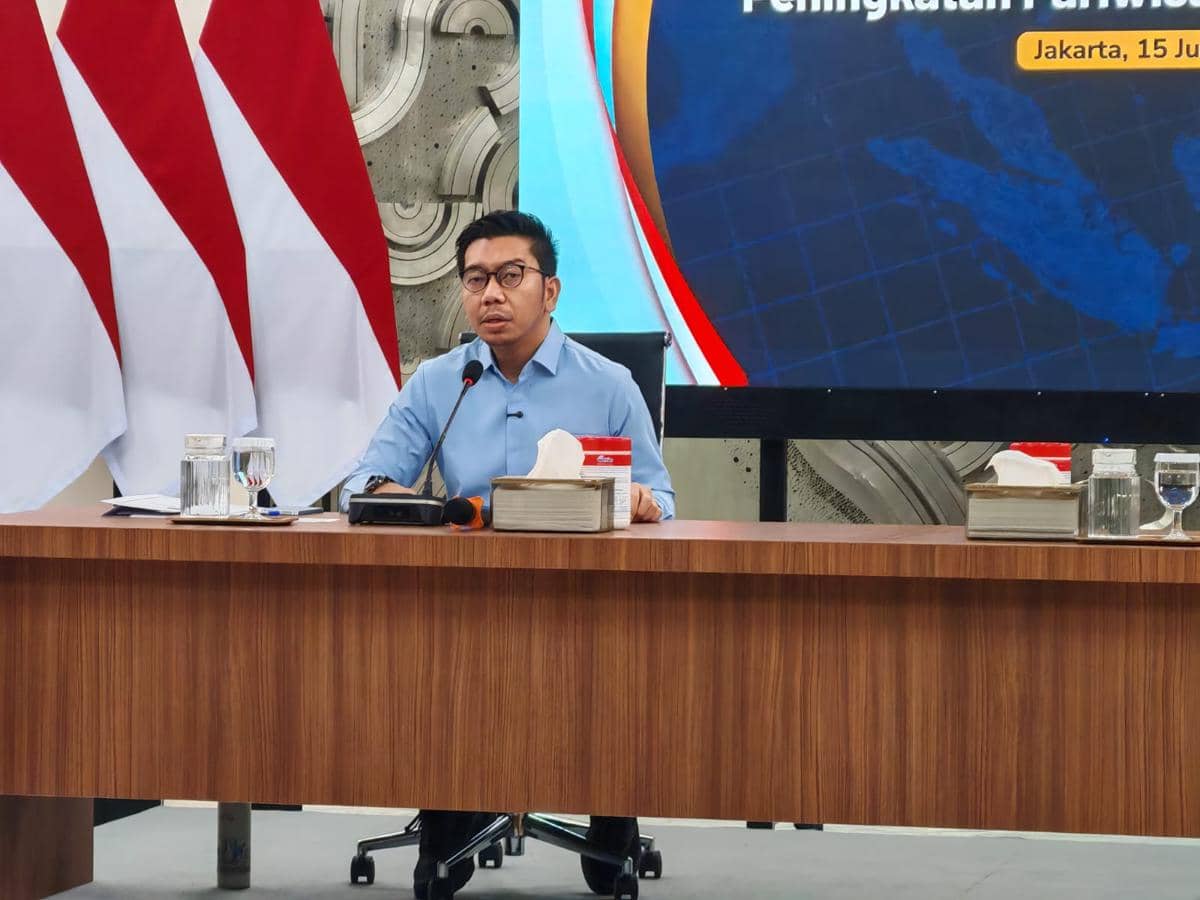 Deputi Bidang Kemitraan dan Hubungan Media Badan Komunikasi Pemerintah (Bakom), Kurnia Ramadhana (IDN Times/Ilman Nafi'an)