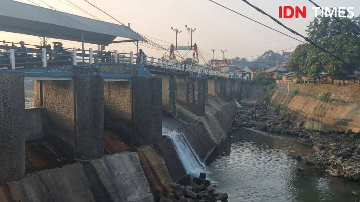 Kondisi Air Ciliwung di Bendung Katulampa Surut, Sempat Menyentuh 0 cm