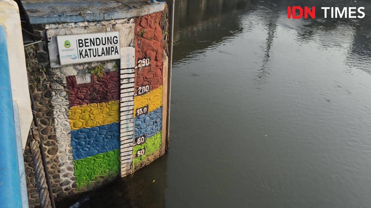 Bendung Katulampa Surut, Sempat Menyentuh 0 Cm