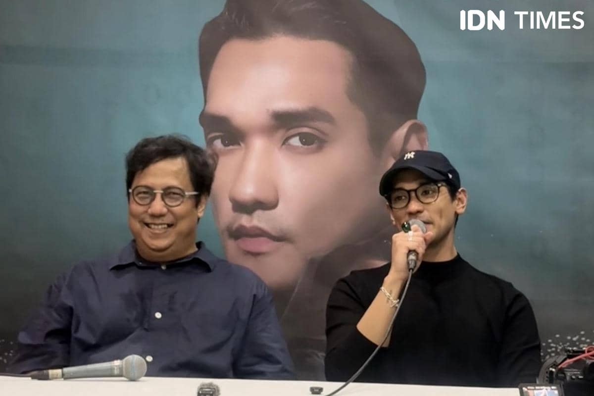 Afgan dalam konferensi pers Afgan Retrospektif: The Concert pada Rabu (15/7/2026)