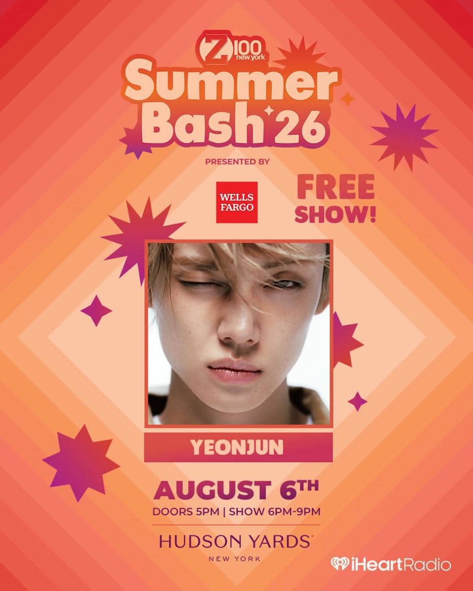 Yeonjun akan tampil di Z100 Summer Bash 2026 di New York