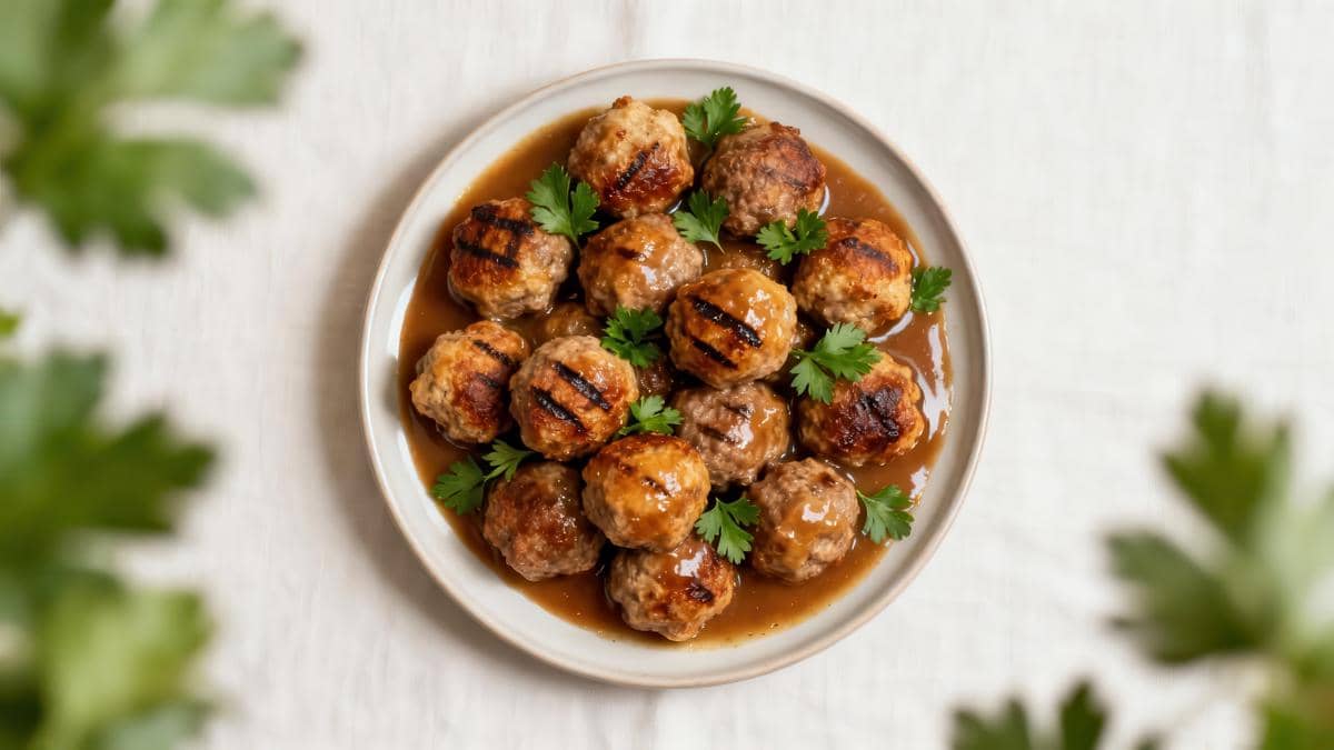 Resep Bakso Saus Mentega Bawang Putih untuk Bekal Anak, Gurih Harum
