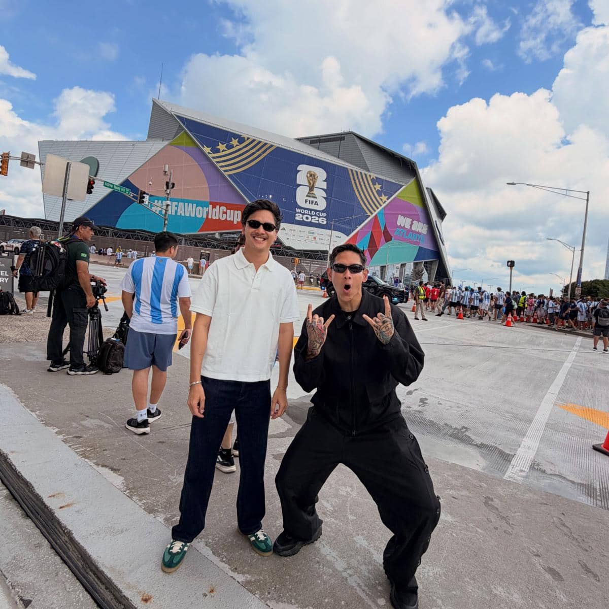 Ganindra Bimo dan Baskara Mahendra nonton semifinal Piala Dunia 2026 (instagram.com/ganindrabimo)