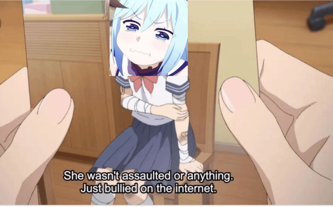 meme anime tentang perundung