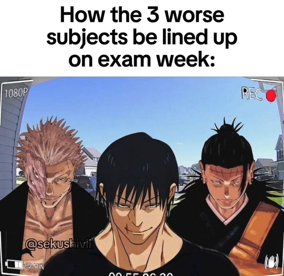 meme anime tentang momen apes
