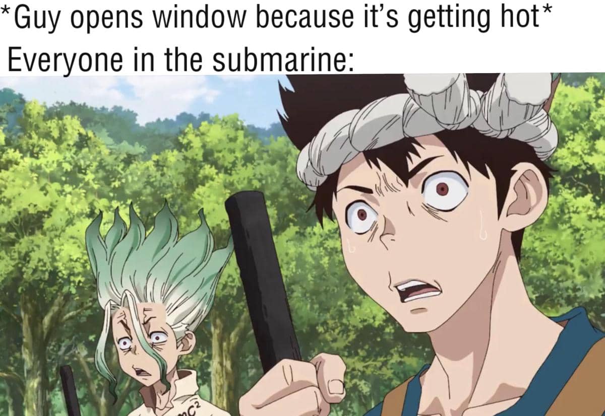 meme anime tentang ikan