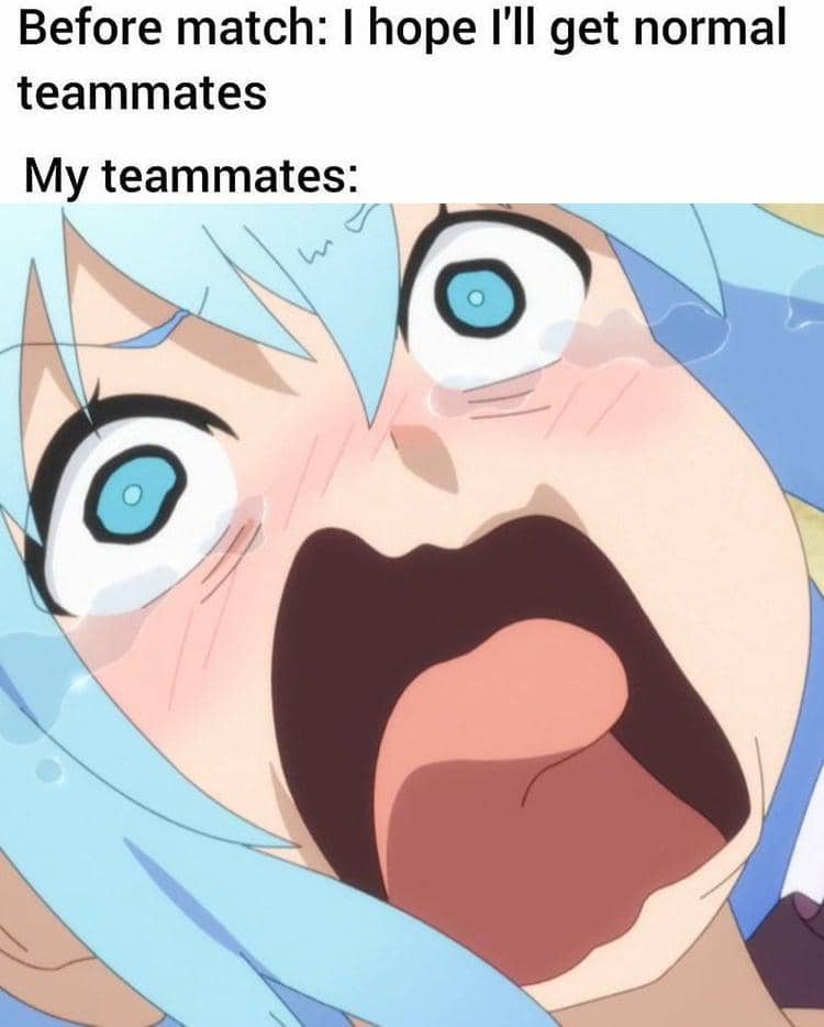 meme anime tentang rekan satu tim