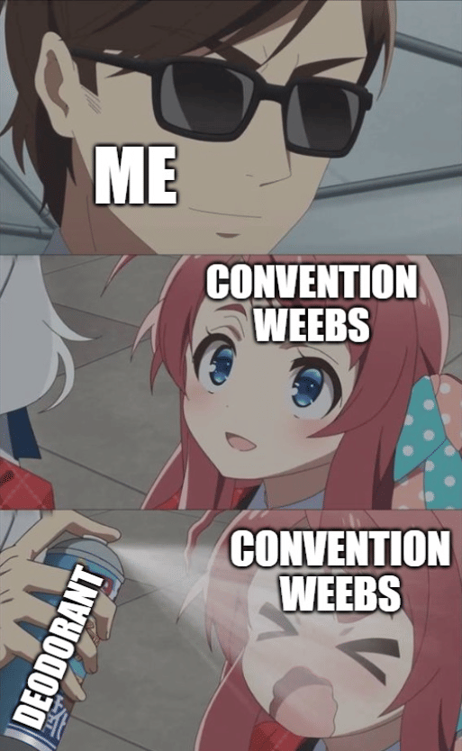 meme anime tentang acara Jejepangan
