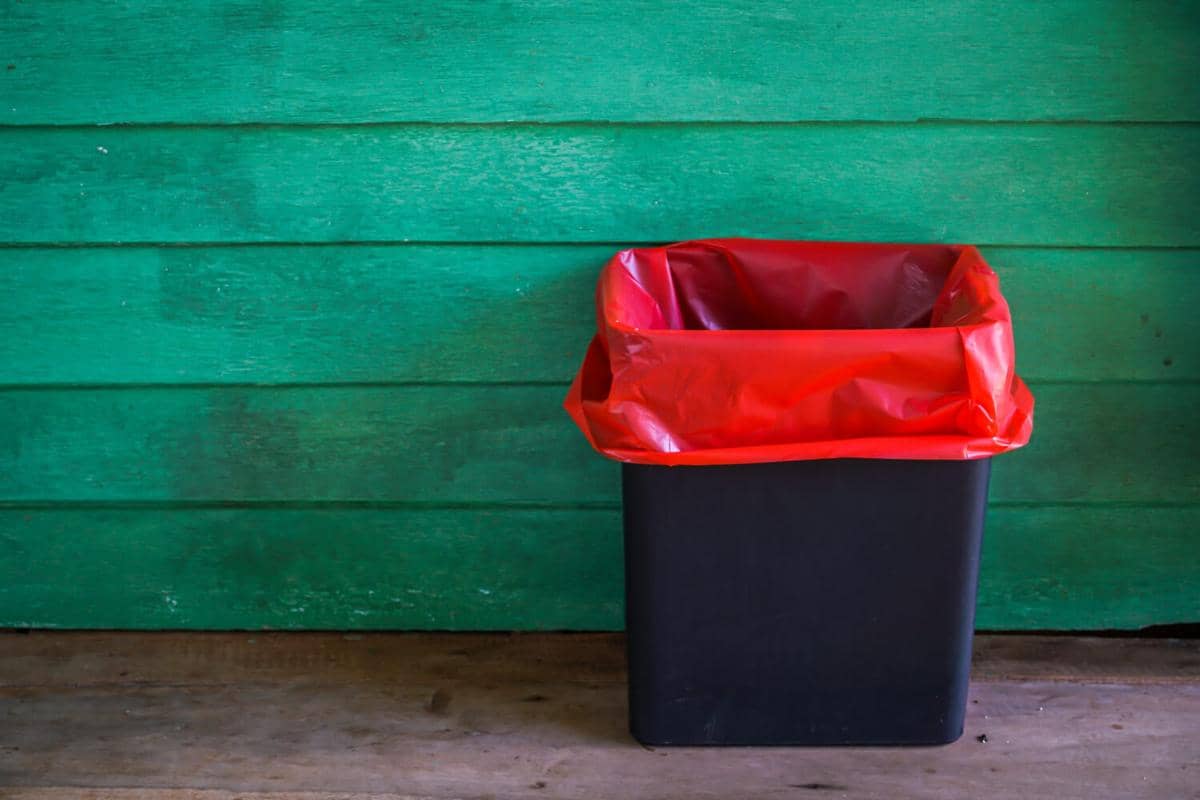ilustrasi tempat sampah
