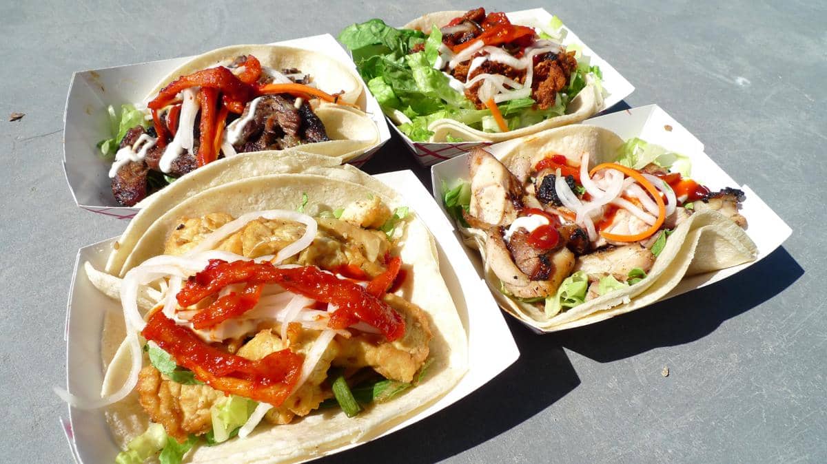 ilustrasi sajian korean tacos