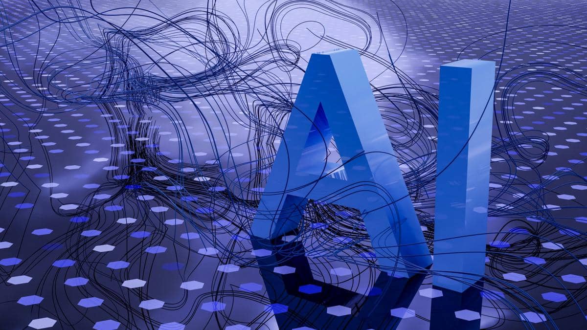 Ilustrasi Artificial Intelligence (AI) sebagai simbol perkembangan teknologi dan transformasi digital di dunia kerja.