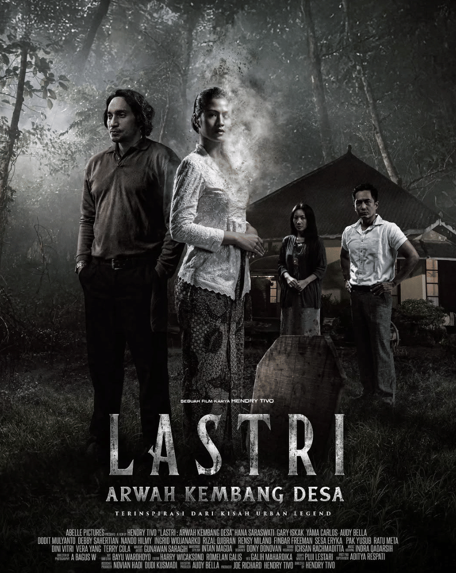 poster film Lastri: Arwah Kembang Desa 