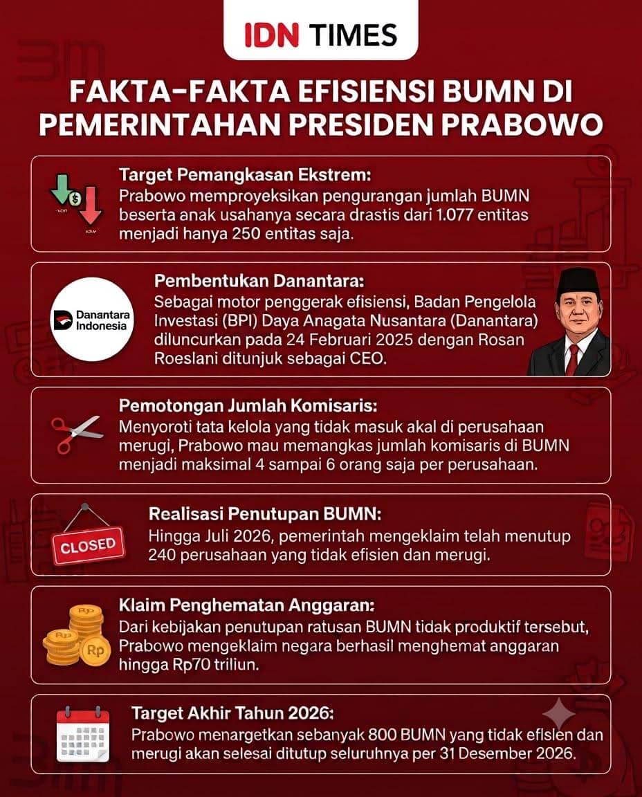 Menilik Misi Besar Prabowo Bersih-Bersih BUMN, Mampukah Terwujud?
