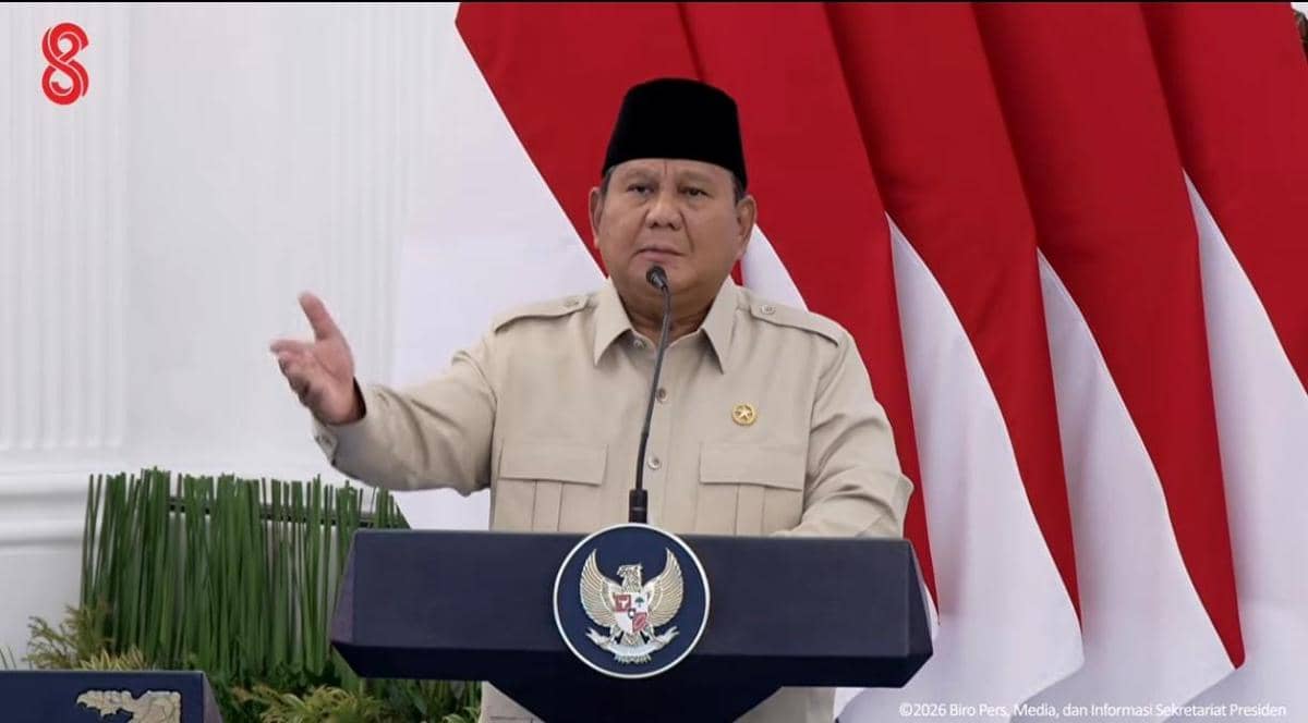 Prabowo Minta Maaf Hadiri Via Daring Groungbreaking LNG Masela