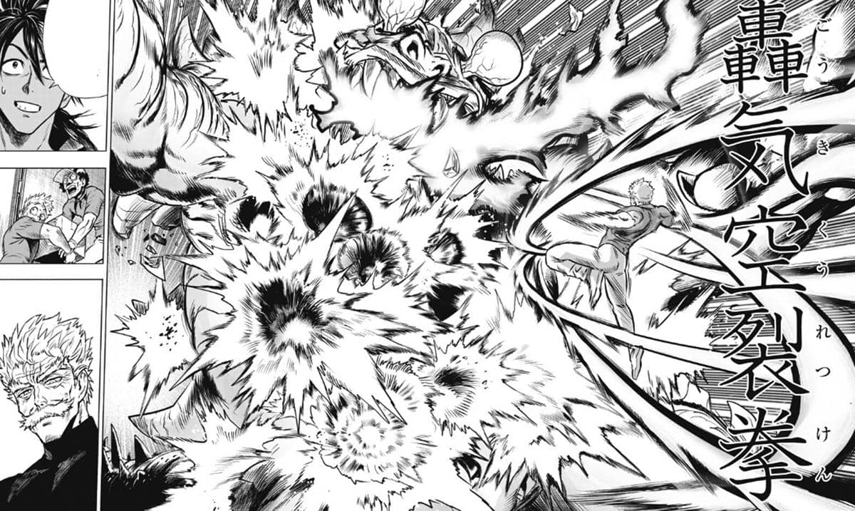Pembahasan One Punch Man Bab 235. Garou Menghabisi Monster!