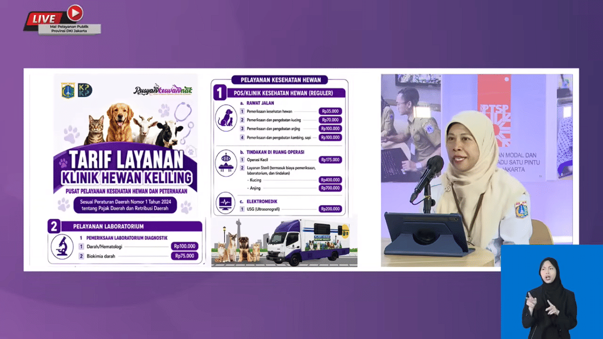 Jakarta Punya Klinik Hewan Keliling, Layani USG hingga Vaksinasi