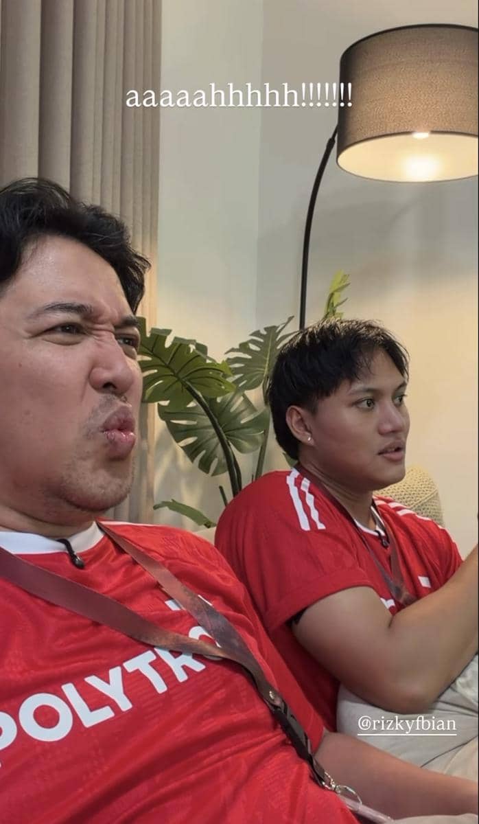 potret reaksi artis nonton Argentina vs Inggris di liga Piala Dunia 2026