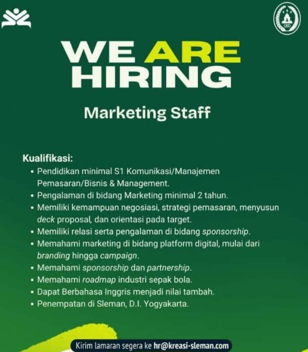 PSS Sleman Buka Lowongan Kerja, Ini Posisi dan Cara Daftarnya (Dokumentasi PSS Sleman)